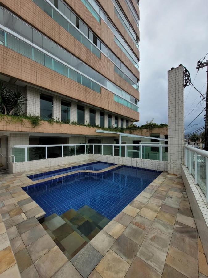 Apto Com Piscina E Churrasqueira Praia Grande  Exterior foto